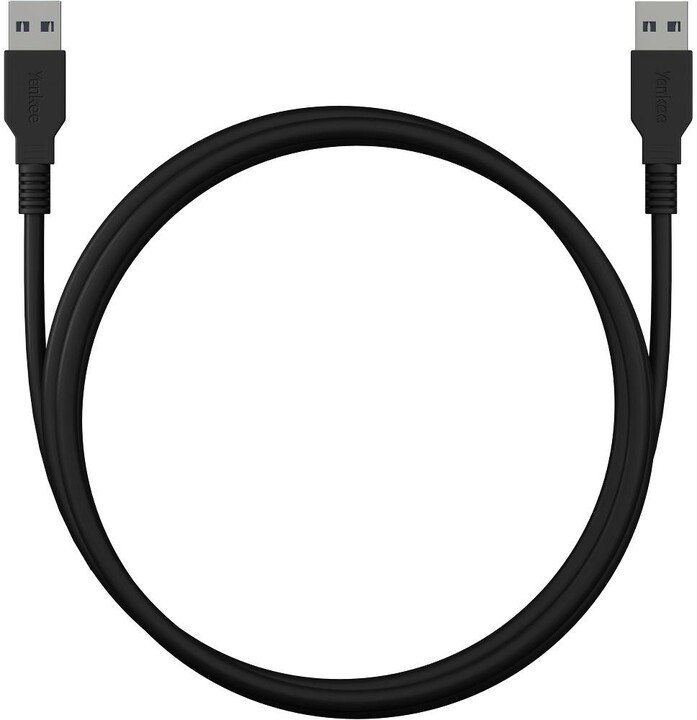 YENKEE kabel YCU 013 BK USB-A - USB-A , propojovací, USB 3.0, 1.5m, černá_702175056