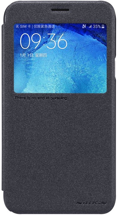 Nillkin Sparkle S-View pouzdro pro Samsung J500 Galaxy J5, černá_696487750