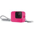 GoPro Sleeve + Lanyard (Silikonový obal neonově růžový)