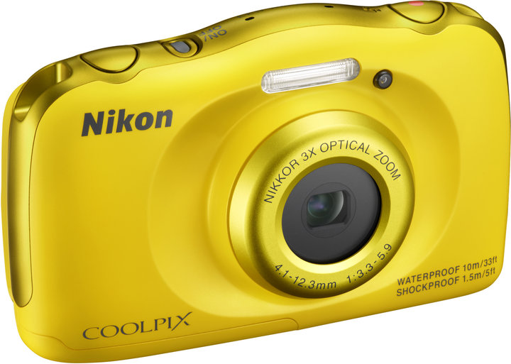 Nikon Coolpix S33, žlutá + Backpack kit_1486886046