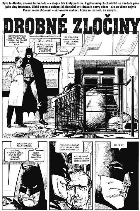 Komiks Batman - V černé a bílé