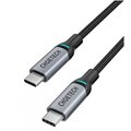 Choetech kabel MIX00073 USB-C - USB-C, opletený, 100W, 5A, 2m, šedá, 2 kusy_407140449
