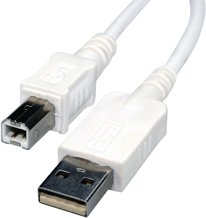 Reloop USB-B/M USB-A/M 1,5m, bílá_115382878