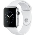 Apple Watch 2 42mm Stainless Steel Case with White Sport Band