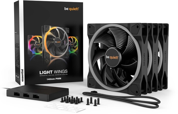 Be quiet! LIGHT WINGS, 140mm, Triple-pack_1239573499