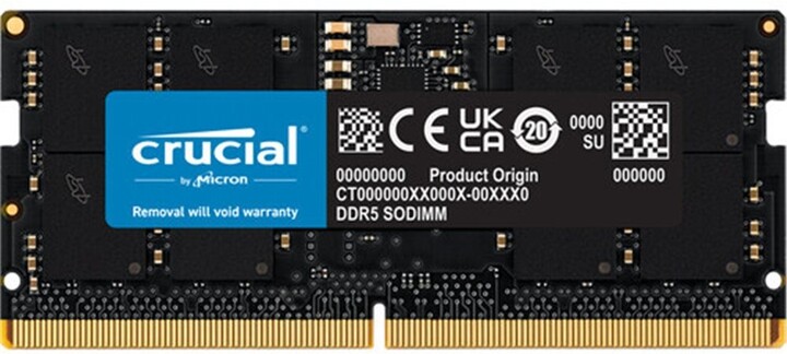 Crucial 16GB (2x8GB) DDR5 4800 CL40 SO-DIMM_925224450