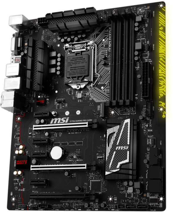 MSI Z170A GAMING PRO CARBON - Intel Z170_1004677910