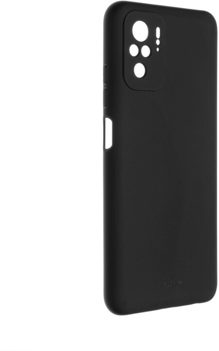 FIXED pogumovaný kryt Story pro Xiaomi Redmi Note 10/Note 10S, černá_1743195050