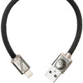 PlusUs LifeStar Designer USB Charge & Sync cable Lightning - Dark Grey
