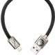 PlusUs LifeStar Designer USB Charge & Sync cable Lightning - Dark Grey