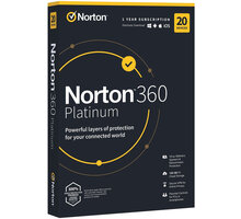 Norton 360 Platinum 100GB + VPN 1 uživatel, 20 zařízení, 1 rok_241633419