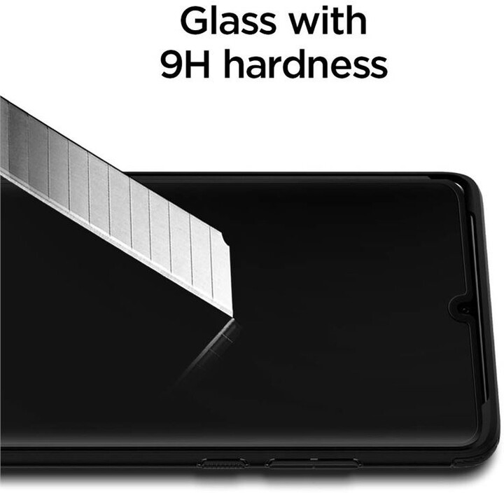 Spigen ochranné sklo Glas.tR pro Huawei P30 Pro, černá_991424934