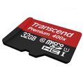 Transcend Micro SDHC Premium 400x 32GB 60MB/s UHS-I + SD adaptér_579462629