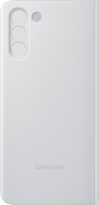 Samsung flipové pouzdro Clear View pro Galaxy S21+, světle šedá_584280945
