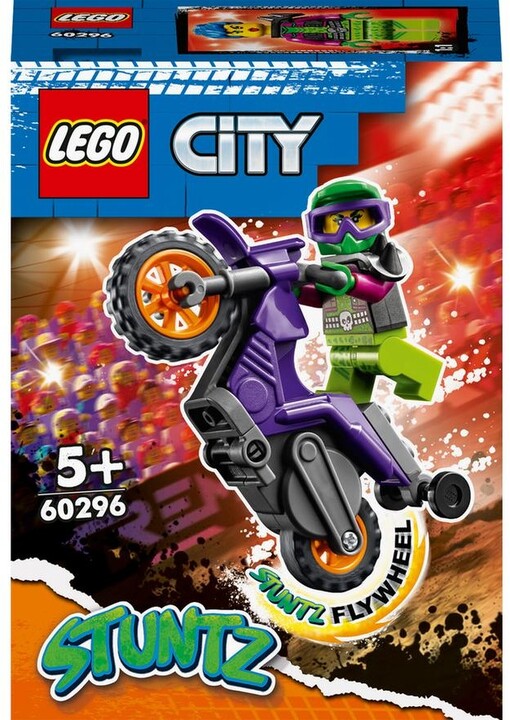 LEGO® City 60296 Kaskadérská wheelie motorka_1819575919