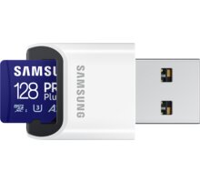 Samsung PRO Plus UHS-I U3 (Class 10) Micro SDXC 128GB + USB adaptér_1941330619