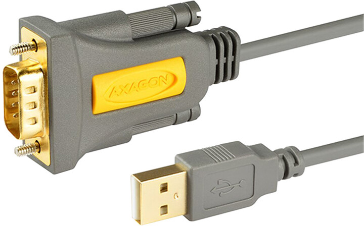 AXAGON USB2.0 - sériový RS-232 screw adapter 1,5m_2081314186