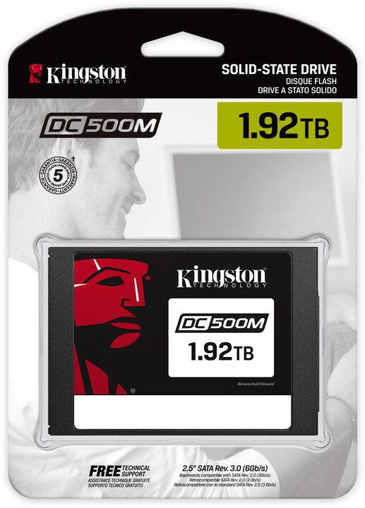 Kingston Flash Enterprise DC500M, 2.5” - 1,92TB (Mixed-Use)