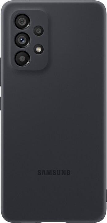 Samsung silikonový zadní kryt pro Galaxy A53 5G, černá_451237043