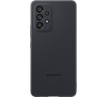 Samsung silikonový zadní kryt pro Galaxy A53 5G, černá Poukaz 200 Kč na nákup na Mall.cz