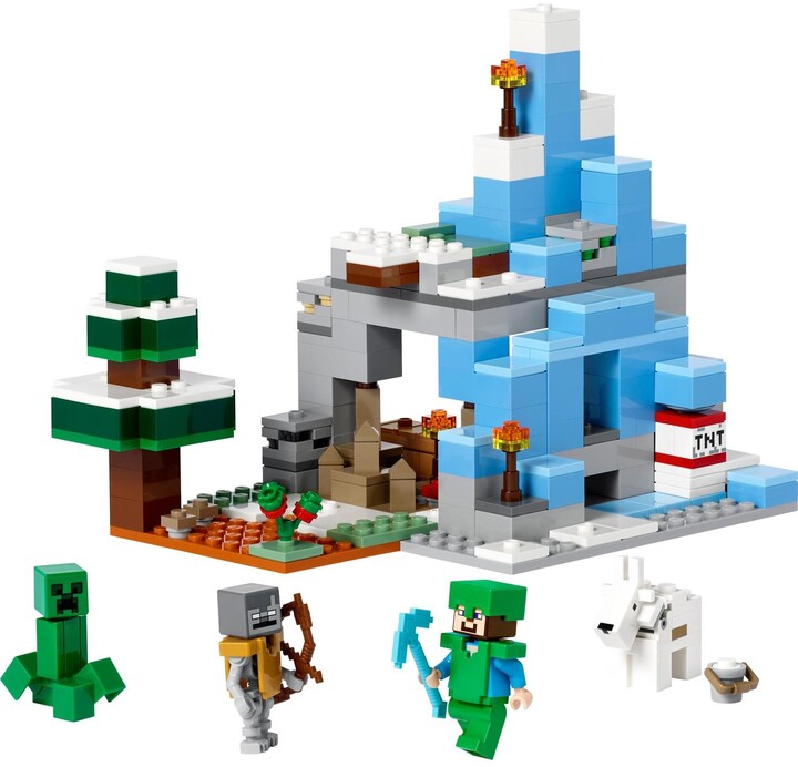 Extra výhodný balíček LEGO® Minecraft 21186 Ledový zámek a 21243 Ledové hory_436071529