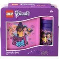 Svačinový set LEGO Friends Girls Rock, láhev a box, fialová