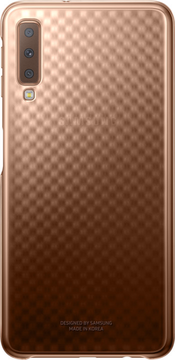 Samsung pouzdro Gradation Cover Galaxy A7 (2018), gold_95816876