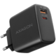 AXAGON síťová nabíječka ACU-PQ45, USB-A, USB-C, PD3.0/PPS/QC4+/SFC 2.0/AFC/Apple, 45W, černá_807982344