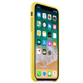 Apple kožený kryt na iPhone X, jasně žlutá_1871937444