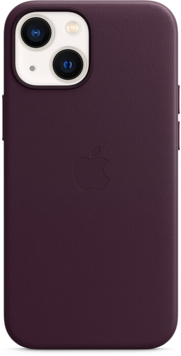 Apple kožený kryt s MagSafe pro iPhone 13 mini, tmavě višňová_2011024255