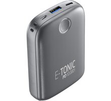 CellilarLine powerbanka E-Tonic, 10000mAh, USB, PD, 18W, černá_513592812