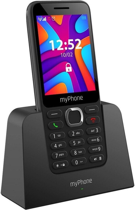 myPhone S1 černý s nabíjecím stojánkem_876126101