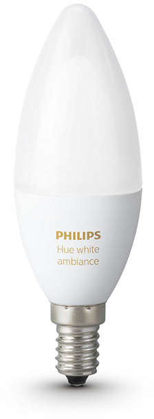 PHILIPS Hue White Ambiance, žárovka svíčková 6W E14 B39 DIM_277509351