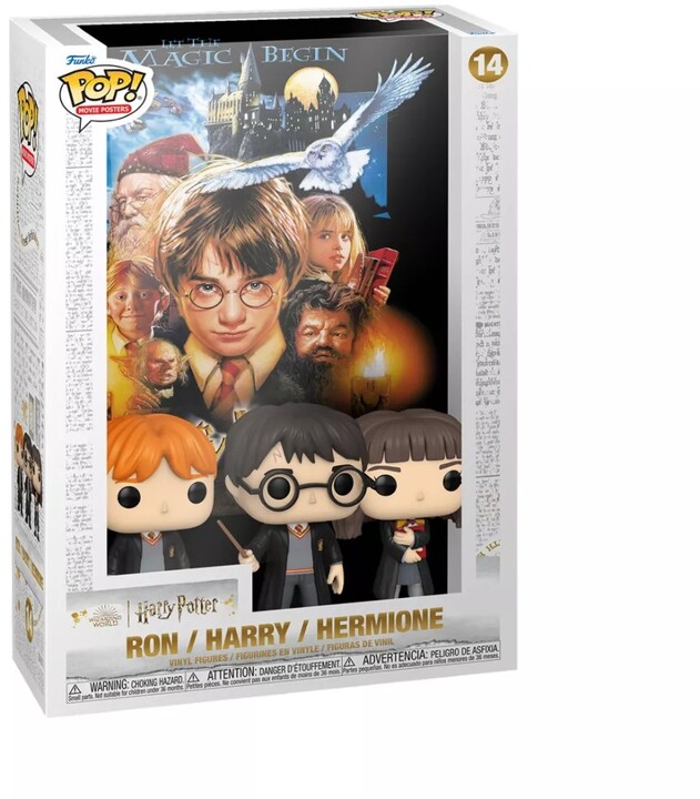 Figurka Funko POP! Harry Potter - Harry with Ron and Hermiona (Movie Posters 14)_346840320