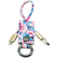 MIZOO USB/ lightning klíčenka K2-05i, květovaná