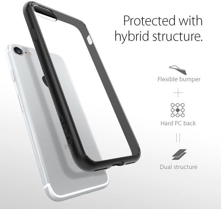 Spigen Ultra Hybrid pro iPhone 7/8, black_1807691952