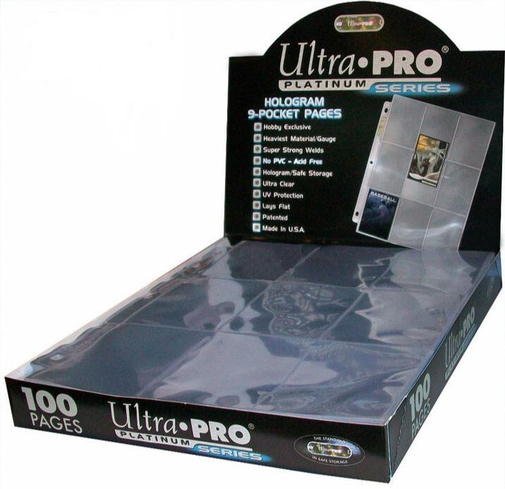 Stránka do alba Ultra Pro 9-Pocket Platinum Pages, 100 ks v balení_790169439