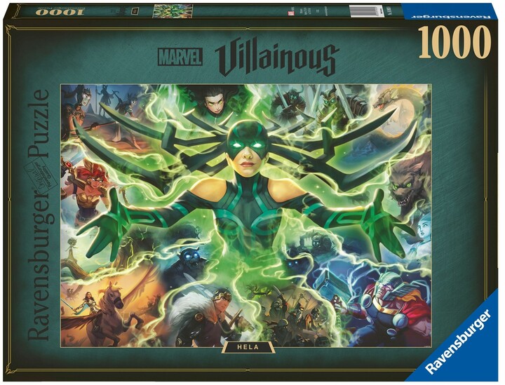 Puzzle Ravensburger Marvel: Villainous - Hela, 1000 dílků_1803002781