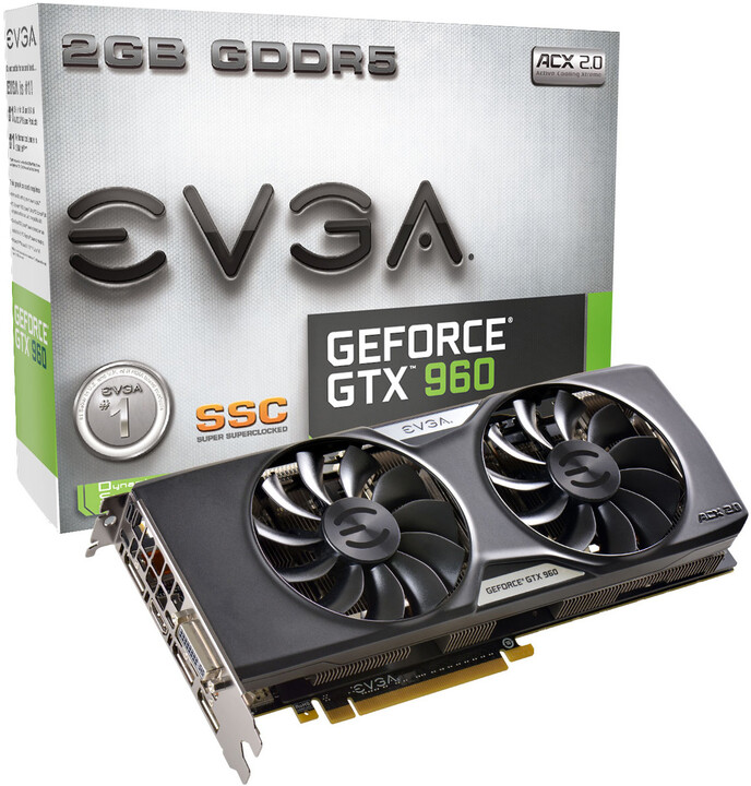 EVGA GeForce GTX 960 SuperSC ACX 2.0+ 2GB GDDR5_1266265404