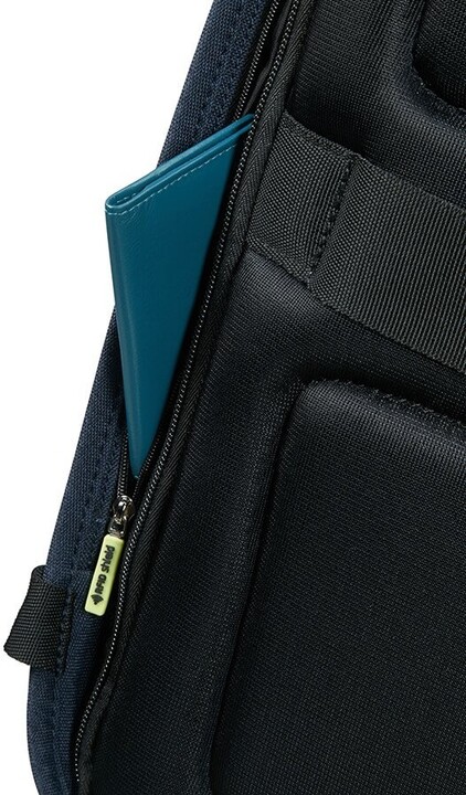 Samsonite bezpečnostní batoh SECURIPAK pro notebook 15.6&quot;, modrá_1587959308