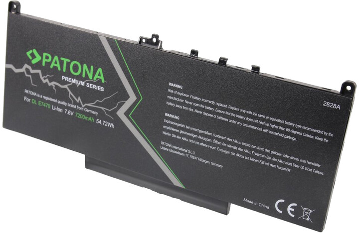 Patona baterie pro ntb DELL LATITUDE E7260/E7270/E7470 7200mAh Li-lon 7,6V_167236750