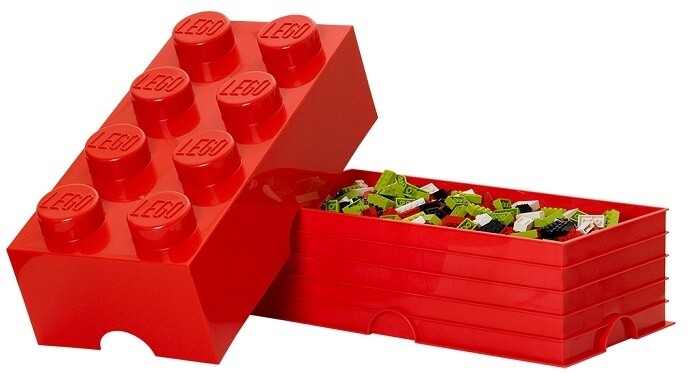 Úložný box LEGO, velký (8), červená_354926202