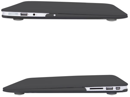 EPICO plastový kryt pro MacBook Air 13&quot; 2018 MATT (A1932), černá_1823600004