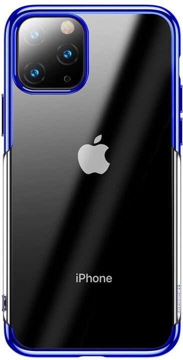 BASEUS Shining Series gelový ochranný kryt pro Apple iPhone 11 Pro Max, modrá_1983024623