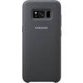 Samsung S8+, silikonový zadní kryt, stříbrno/šedá
