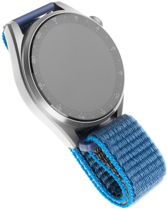 FIXED nylonový řemínek pro smartwatch, 22mm, modrá_758919878