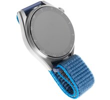 FIXED nylonový řemínek pro smartwatch, 22mm, modrá FIXNST-22MM-DBL