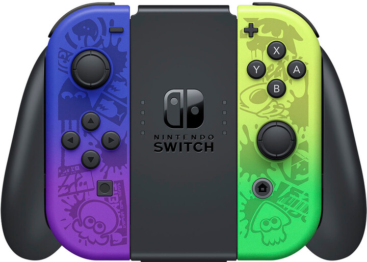 Nintendo Switch – OLED Model Splatoon 3 Edition, bílá/barevná_647927720