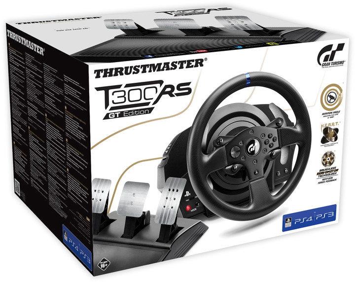 Thrustmaster T300 RS + pedály T3PA, GT edition (PS4, PS5, PC)_545833826