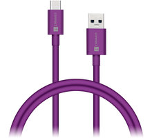 CONNECT IT Wirez COLORZ Kabel USB-C (Type C) - USB-A, 1 m, fialový_1726163917
